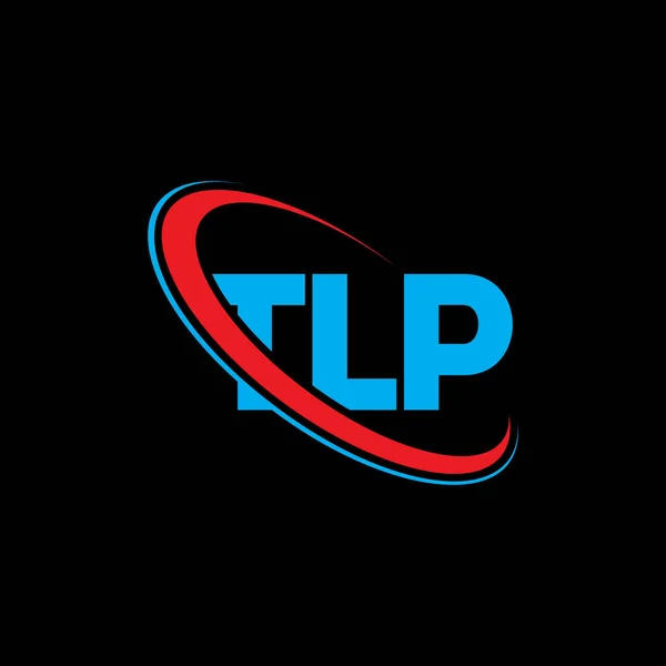 Logo Tlp Lettre Tlp Tlp Lettre Logo Design Initiales Logo — Image vectorielle