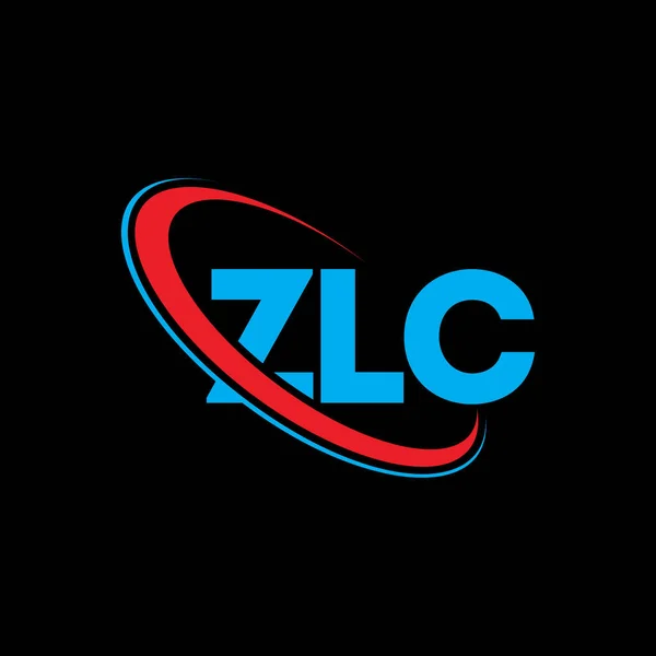 Логотип Zlc Лист Zlc Zlc Дизайн Логотипу Початки Логотипу Zlc — стоковий вектор