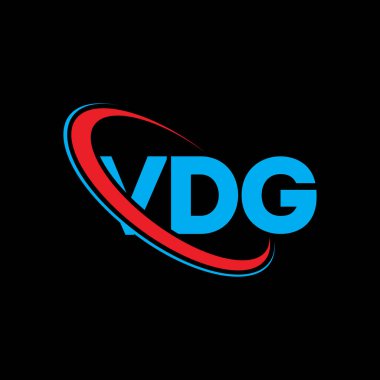 VDG logosu. VDG mektubu. VDG harf logosu tasarımı. Çember ve büyük harfli monogram logosuna bağlı VDG logosu. Teknoloji, iş ve emlak markası için VDG tipografisi.
