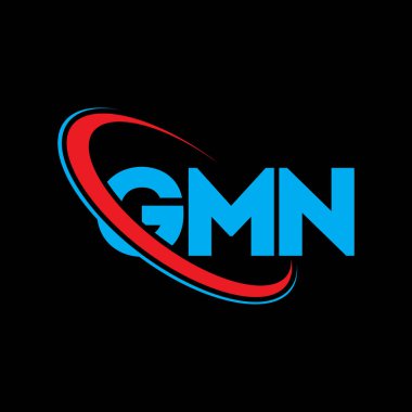GMN logosu. GMN harfi. GMN harf logosu tasarımı. Çember ve büyük harfli monogram logosuyla birleştirilmiş GMN logosu. Teknoloji, iş ve emlak markası için GMN tipografisi.