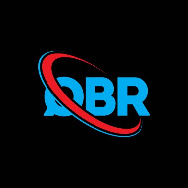 QBR logosu. QBR mektubu. QBR harf logosu tasarımı. Çember ve büyük harfli monogram logosuna bağlı QBR logosu. Teknoloji, iş ve emlak markası için QBR tipografisi.