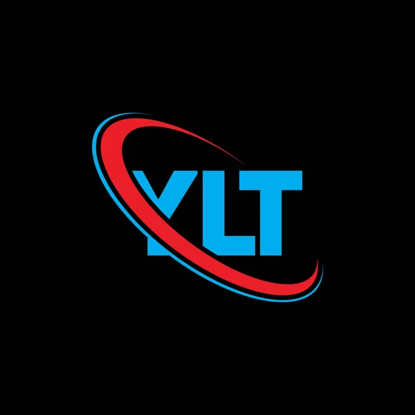 Ylt标志 Ylt信 Ylt字母标识设计 首字母Ylt标识与圆圈和大写字母标识链接 Ylt技术 商业和房地产品牌排版 — 图库矢量图片