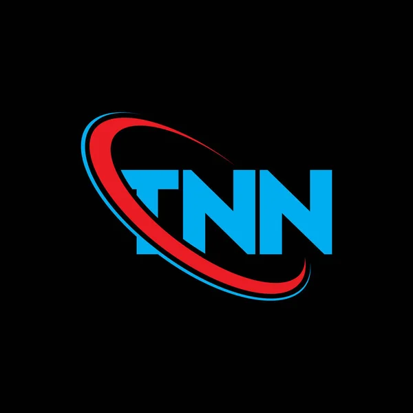 Logo Tnn Tnn Písmeno Návrh Loga Tnn Iniciály Logo Tnn — Stockový vektor