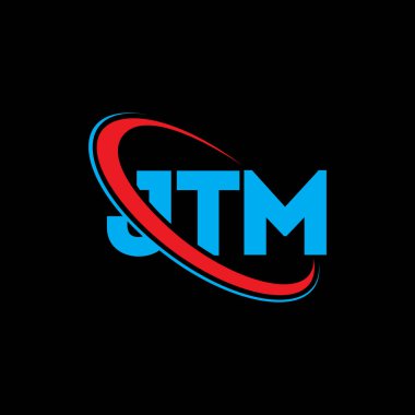 JTM logosu. JTM mektubu. JTM mektup logosu tasarımı. Çember ve büyük harfli monogram logosuyla birleştirilmiş JTM logosu. Teknoloji, iş ve emlak markası için JTM tipografisi.