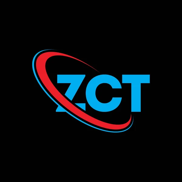 Логотип Zct Лист Zct Дизайн Логотипу Літери Zct Ініційований Логотип — стоковий вектор