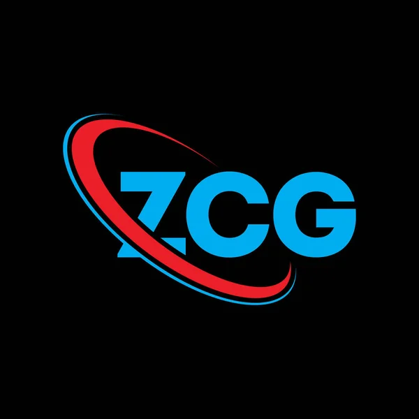 Логотип Zcg Лист Zcg Дизайн Логотипу Літери Zcg Ініційований Логотип — стоковий вектор
