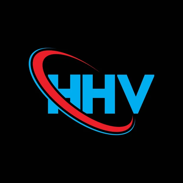 Логотип Hhv Hhv Лист Дизайн Логотипу Літери Hhv Ініційований Логотип — стоковий вектор