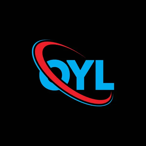 Oyl Logotypen Oyl Brev Oyl Brev Logotyp Design Initialer Oyl — Stock vektor
