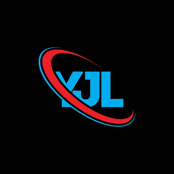 Yjl Logo Yjl Dopis Návrh Písmene Yjl Iniciály Yjl Logo — Stockový vektor