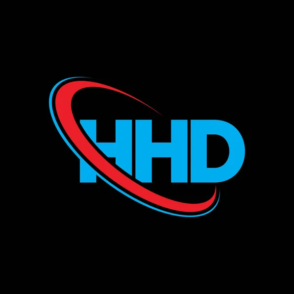 Logo Hhd Lettre Hhd Hhd Lettre Logo Design Initiales Logo — Image vectorielle
