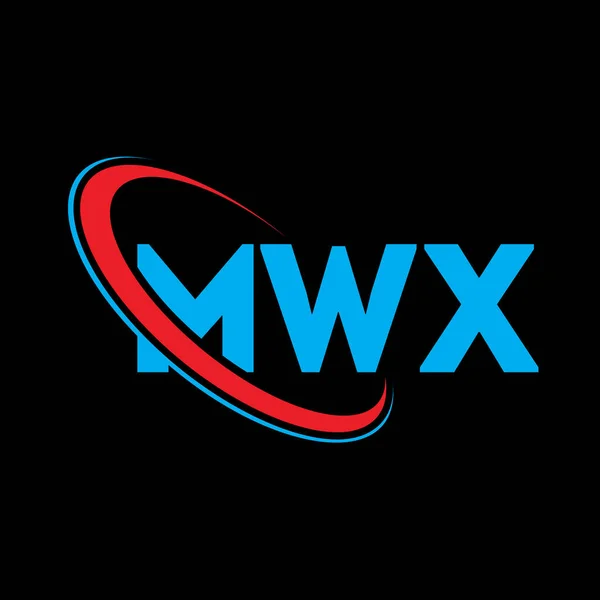 Logo Mwx Lettera Mwx Design Del Logo Della Lettera Mwx — Vettoriale Stock
