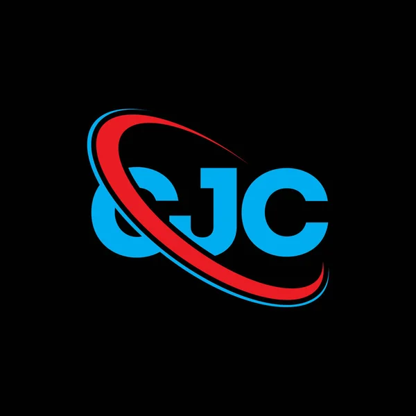 Logo Cjc Lettre Cjc Design Logo Lettre Cjc Initiales Logo — Image vectorielle