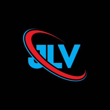 JLV logosu. JLV mektubu. JLV harf logosu tasarımı. Çember ve büyük harfli monogram logosuna bağlı JLV logosu. Teknoloji, iş ve emlak markası için JLV tipografisi.