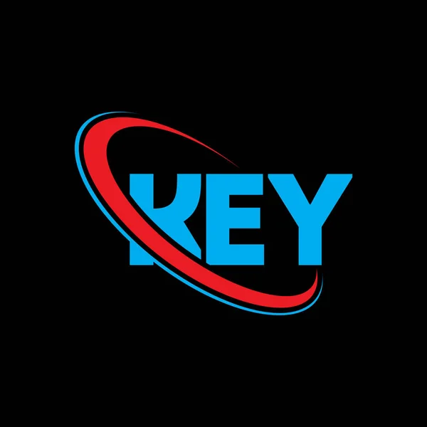 Ключевой Логотип Ключая Дизайн Логотипа Key Letter Логотип Инициалы Key — стоковый вектор