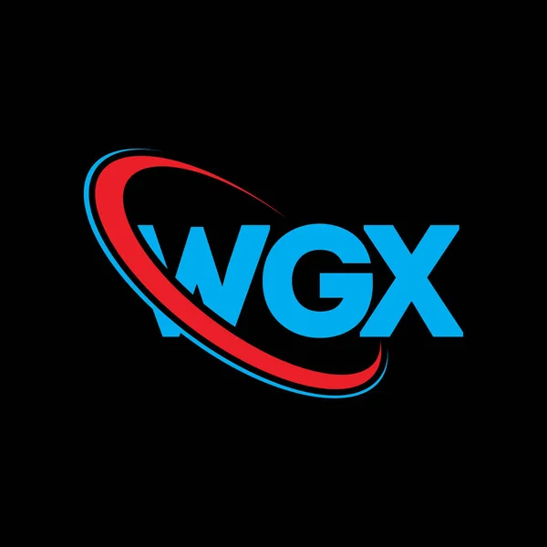 Logo Wgx Lettera Wgx Design Del Logo Della Lettera Wgx — Vettoriale Stock