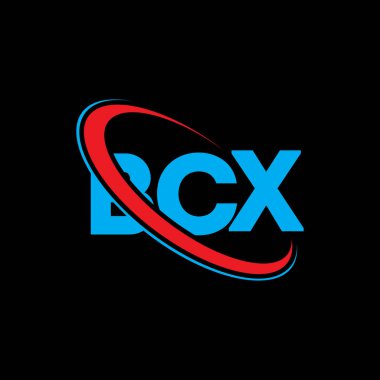 BCX logosu. BCX mektubu. BCX harfli logo tasarımı. Çember ve büyük harfli monogram logosuyla birleştirilmiş BCX logosu. Teknoloji, iş ve emlak markası için BCX tipografisi.