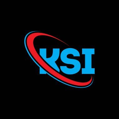 KSI logo. KSI letter. KSI letter logo design. Initials KSI logo linked with circle and uppercase monogram logo. KSI typography for technology, business and real estate brand.