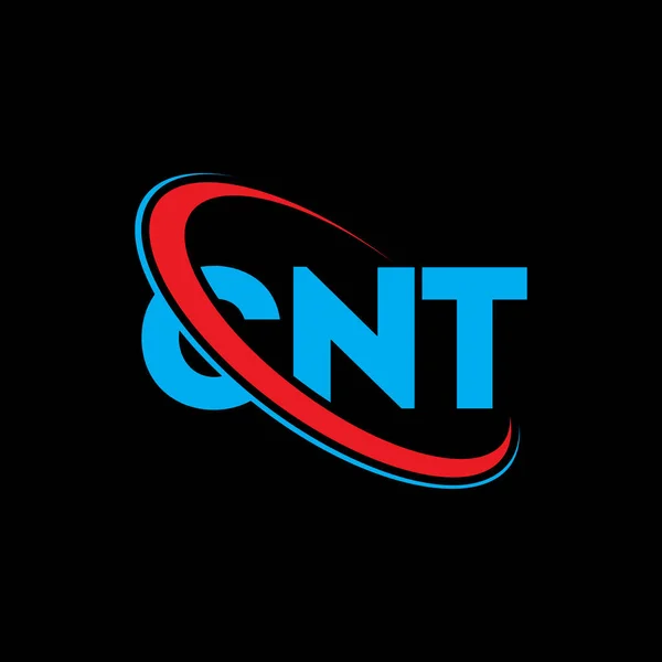 Logo Cnt Cnt Dopis Návrh Loga Cnt Iniciály Logo Cnt — Stockový vektor