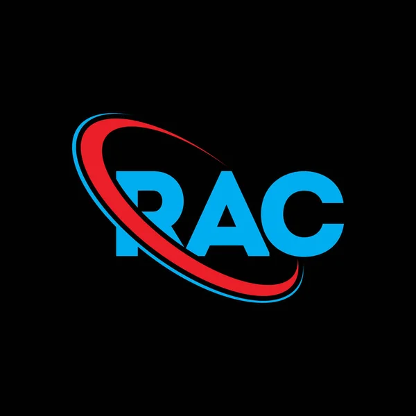 Logo Rac Carta Del Rac Diseño Del Logotipo Letra Rac — Vector de stock