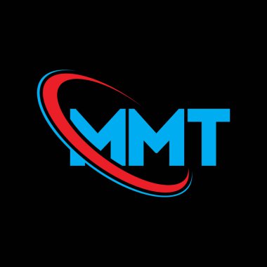 MMT logosu. MMT mektubu. MMT harf logosu tasarımı. Çember ve büyük harfli monogram logosuna bağlı baş harfler MMT logosu. Teknoloji, iş ve emlak markası için MMT tipografisi.