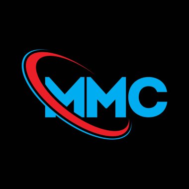MMC logosu. MMC mektubu. MMC mektup logosu tasarımı. Çember ve büyük harfli monogram logosuna bağlı baş harfler. Teknoloji, iş ve emlak markası için MMC tipografisi.