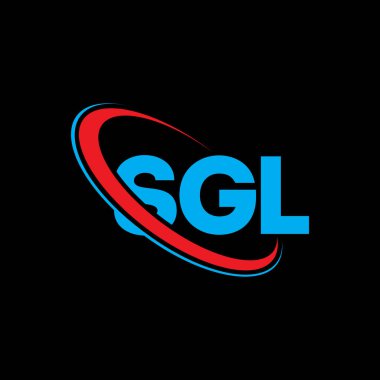 SGL logosu. SGL mektubu. SGL harf logosu tasarımı. Çember ve büyük harfli monogram logosuna bağlı baş harfler SGL logosu. Teknoloji, iş ve emlak markası için SGL tipografisi.
