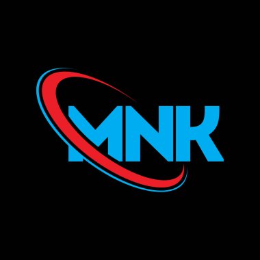 MNK logosu. MNK mektubu. MNK mektup logosu tasarımı. Çember ve büyük harfli monogram logosuna bağlı baş harfler MNK logosu. Teknoloji, iş ve emlak markası için MNK tipografisi.