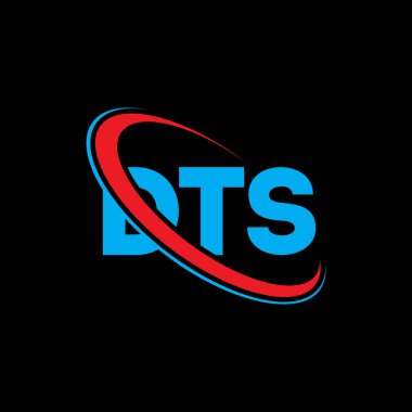 DTS logosu. DTS mektubu. DTS harf logosu tasarımı. Çember ve büyük harfli monogram logosuna bağlı DTS logosu. Teknoloji, iş ve emlak markası için DTS tipografisi.