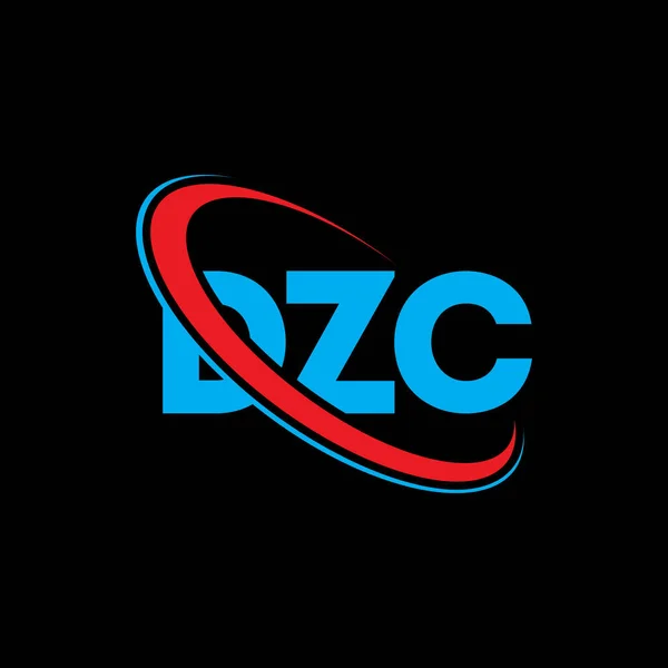 Dzc标志 Dzc的信Dzc字母标识设计 首字母Dzc标识与圆圈和大写字母标识链接 Dzc技术 商业和房地产品牌排版 — 图库矢量图片