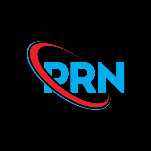 Prn Logo Prn Brief Prn Letter Logo Design Initialen Prn — Stockvektor