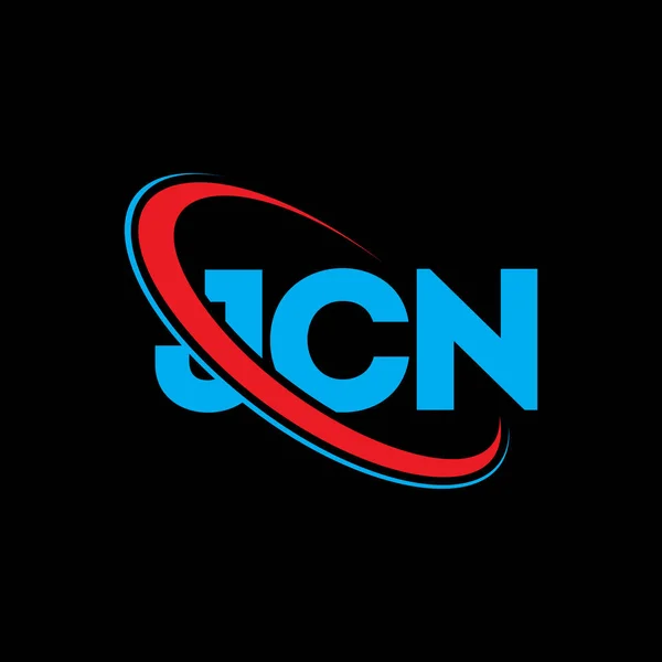 Logo Jcn Lettre Jcn Jcn Lettre Logo Design Initiales Logo — Image vectorielle