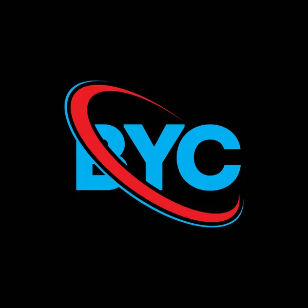 Logotipo Byc Carta Byc Diseño Del Logotipo Letra Byc Logo — Archivo Imágenes Vectoriales