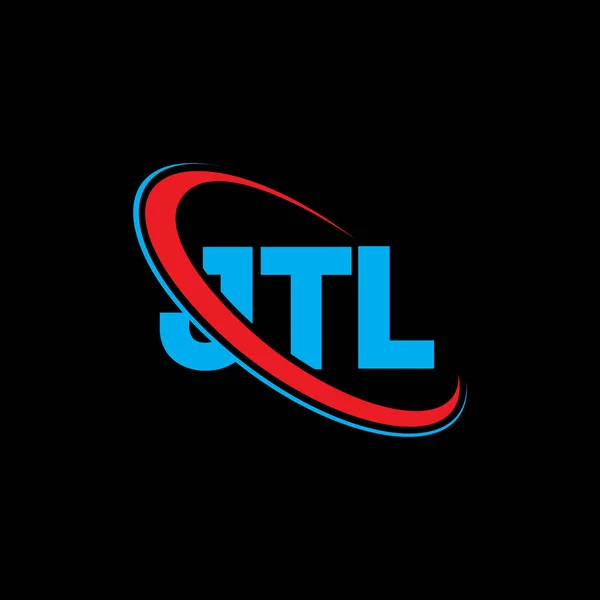 Jtl Logo Jtl Brief Jtl Letter Logo Ontwerp Initialen Jtl — Stockvector