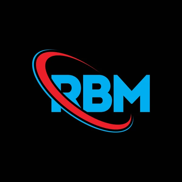 Logotipo Rbm Carta Rbm Diseño Del Logotipo Letra Rbm Logotipo — Vector de stock