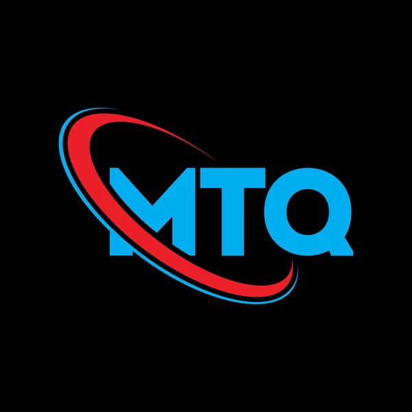 Logo Mtq Carta Mtq Diseño Del Logotipo Letra Mtq Inicial — Archivo Imágenes Vectoriales