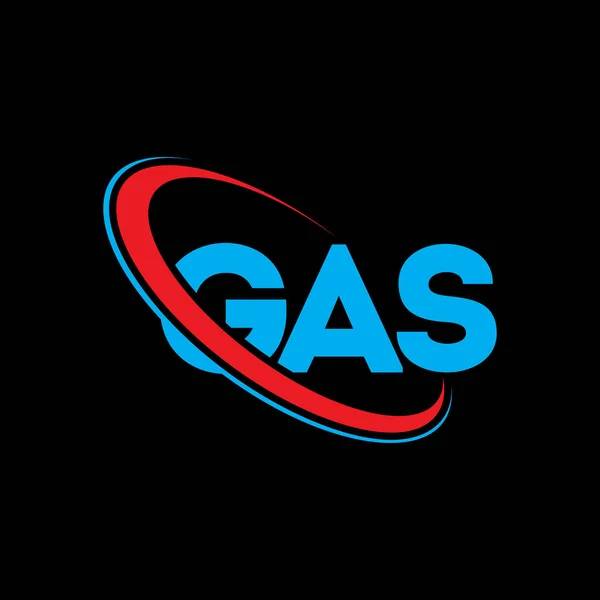 Логотип Газа Письмо Газ Дизайн Логотипа Буквы Газ Логотип Gas — стоковый вектор