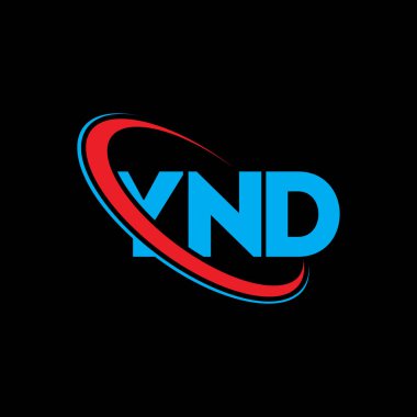 YND logosu. YND harfi. YND harf logosu tasarımı. Çember ve büyük harfli monogram logosuyla birleştirilmiş YND logosu. Teknoloji, iş ve emlak markası için YND tipografisi.