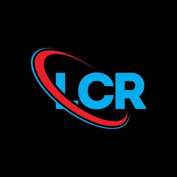 Lcr Logo Een Lcr Brief Lcr Logo Ontwerp Initialen Lcr — Stockvector