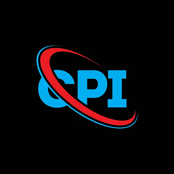 Logo Ipc Lettre Ipc Cpi Lettre Logo Design Initiales Logo — Image vectorielle
