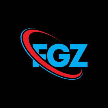 FGZ logosu. FGZ harfi. FGZ harf logosu tasarımı. Çember ve büyük harfli monogram logosuna bağlı ilk harfler FGZ logosu. Teknoloji, iş ve emlak markası için FGZ tipografisi.