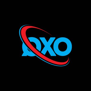 QXO logosu. QXO mektubu. QXO harf logosu tasarımı. Çember ve büyük harfli monogram logosuna bağlı baş harfler QXO logosu. Teknoloji, iş ve emlak markası için QXO tipografisi.
