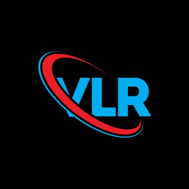 VLR logosu. VLR harfi. VLR harf logosu tasarımı. Çember ve büyük harfli monogram logosuna bağlı VLR logosu. Teknoloji, iş ve emlak markası için VLR tipografisi.