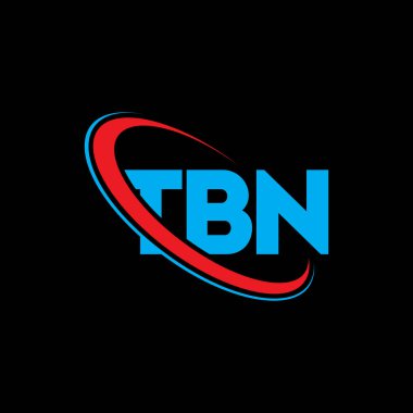 TBN logosu. TBN harfi. TBN harf logosu tasarımı. Çember ve büyük harfli monogram logosuna bağlı TBN logosu. Teknoloji, iş ve emlak markası için TBN tipografisi.