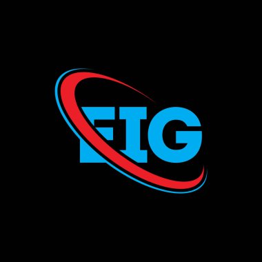 EKG logosu. EKG mektubu. EIG harf logosu tasarımı. Çember ve büyük harfli monogram logosuyla birleştirilmiş EIG logosu. Teknoloji, iş ve emlak markası için EIG tipografisi.