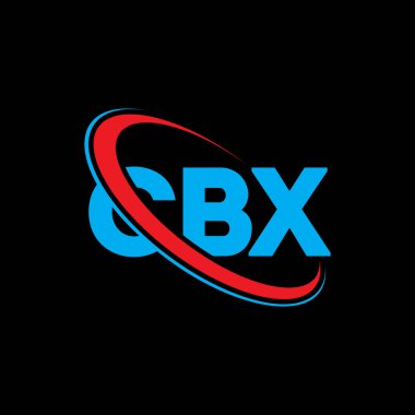 CBX logosu. CBX mektubu. CBX harfli logo tasarımı. Çember ve büyük harfli monogram logosuna bağlı baş harfler. Teknoloji, iş ve emlak markası için CBX tipografisi.