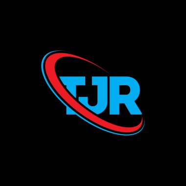 TJR logosu. TJR mektubu. TJR harf logosu tasarımı. Çember ve büyük harfli monogram logosuna bağlı TJR logosu. Teknoloji, iş ve emlak markası için TJR tipografisi.