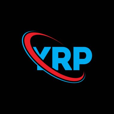 YRP logosu. YRP mektubu. YRP harf logosu tasarımı. Çember ve büyük harfli monogram logosuyla birleştirilmiş YRP logosu. Teknoloji, iş ve emlak markası için YRP tipografisi.