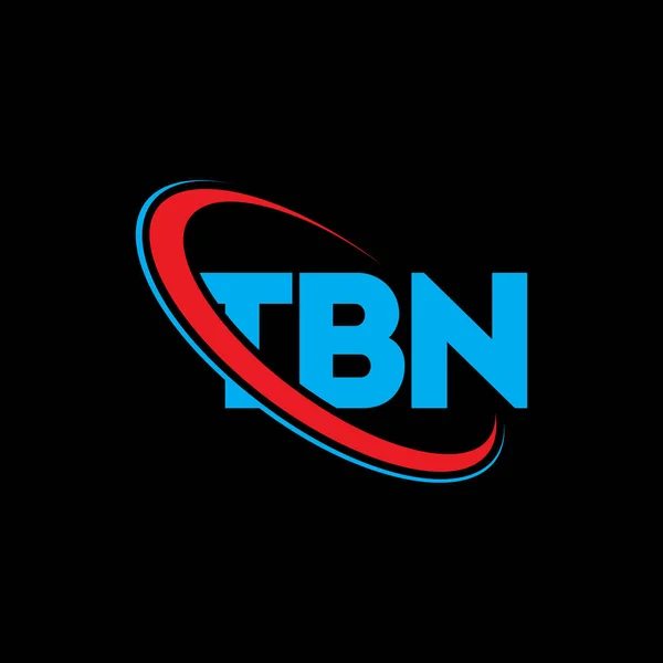 Logo Tbn Tbn Dopis Návrh Loga Tbn Iniciály Tbn Logo — Stockový vektor