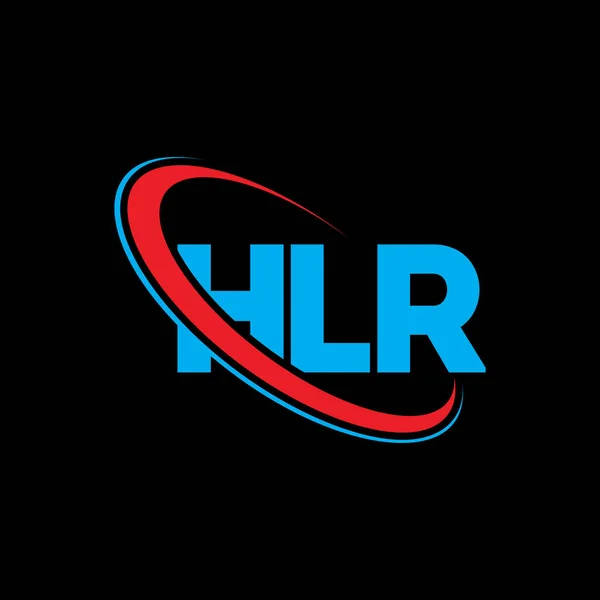 stock vector HLR logo. HLR letter. HLR letter logo design. Initials HLR logo linked with circle and uppercase monogram logo. HLR typography for technology, business and real estate brand.