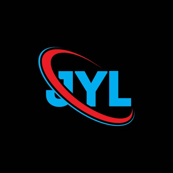 Logo Jyl Jyl Dopis Návrh Písmene Jyl Iniciály Logo Jyl — Stockový vektor